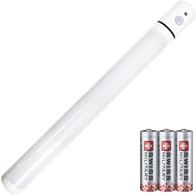 라이프란스 무선LED 멀티 센서등 건전지 증정, 라운드버전, 백색, 1개