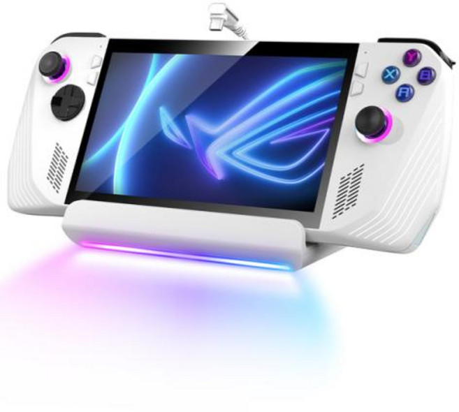 ROG 앨리 허브용 도킹 스테이션 RGB 스팀 데크 스탠드 HDMI 2.0 4K 60Hz TV 1GB 이더넷 USB3.0 PD 3.0 고속 충전, 1) for ROG Ally, 1개