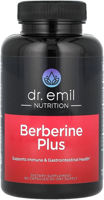 Dr. Emil Nutrition Berberine Plus 60 Capsules, 1개, 60정 - 쿠팡
