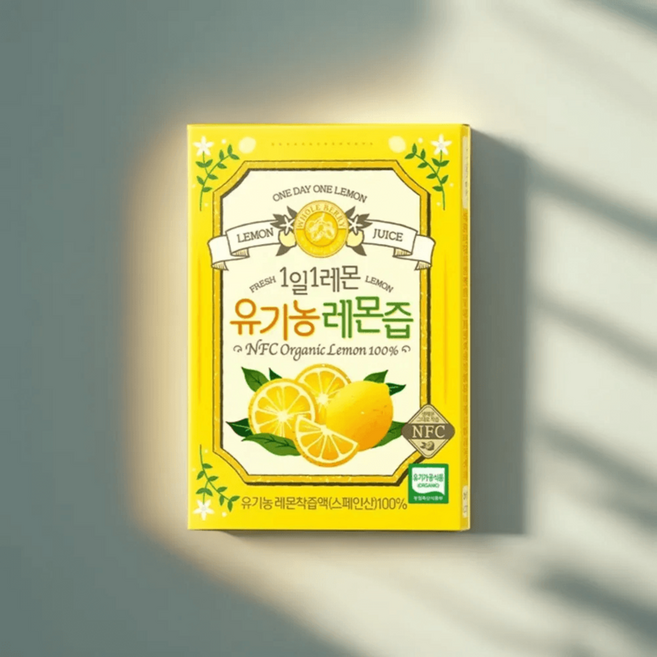 홀베리 유기농레몬즙 14포, 25g, 2개
