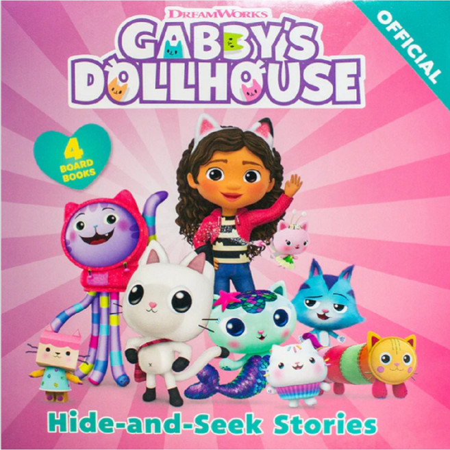 Gabby's Dollhouse 躲貓貓 (4冊盒裝), 詳見詳細資訊