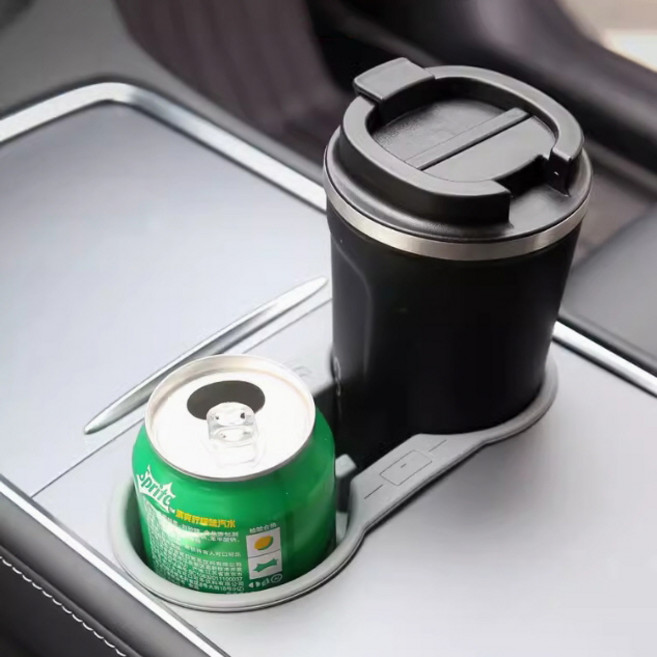 테슬라 모델Y 모델3 컵 홀더 스텐드, B타입, 그레이, 1개