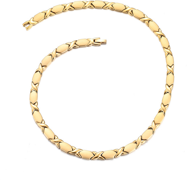 남성 티타늄 게르마늄 목걸이 자석 건강목걸이 TY061X