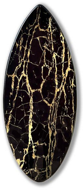 [unclehome4989] 스킴보드 서핑보드, 블랙 미끄럼 방지 패드 포함 보드