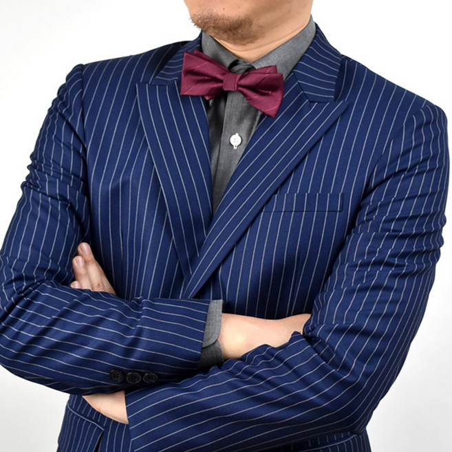 領結 緞面素色斜紋設計 NL200