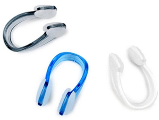 수영 실리콘 코마개 프리다이빙 물놀이 노즈클립, 블루