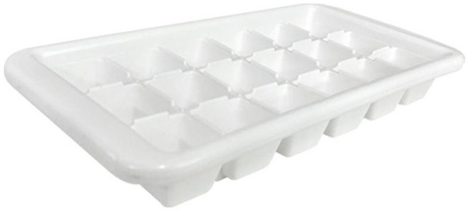 18구 사각 얼음틀 아이스트레이 다용도 큐브 제빙기 냉동실 마늘 소분 용기 여름주방용품