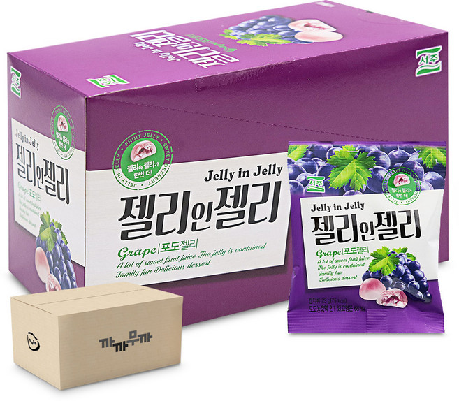 - 서주제과 젤리인젤리 포도 23g, 48개
