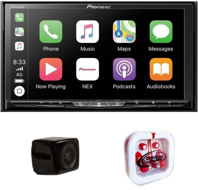 파이오니어 AVHW4500NEX 7인치 더블DIN 멀티미디어 DVD 리시버 후방 카메라, 파이오니어 AVHW4500NEX 7인치 더블DIN 멀티