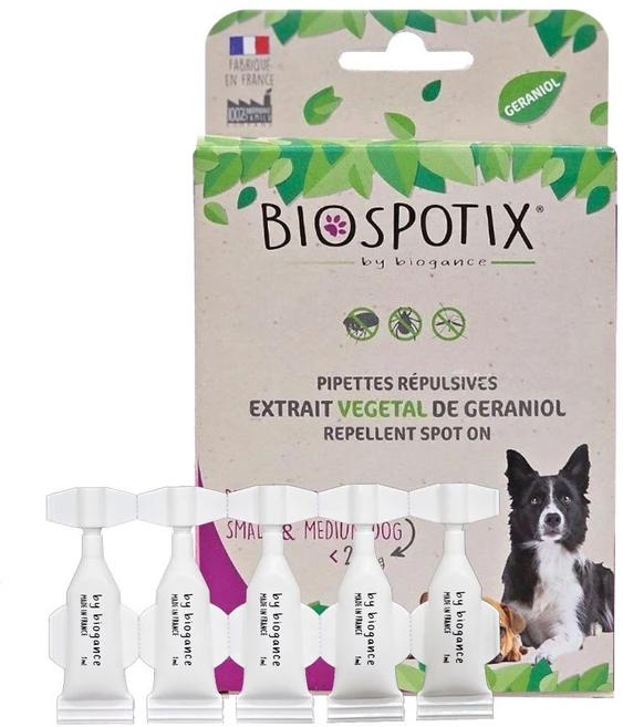 바이오스파틱스 스팟온 중소형견용, 소/중형견용, 1ml, 5개 - 쿠팡