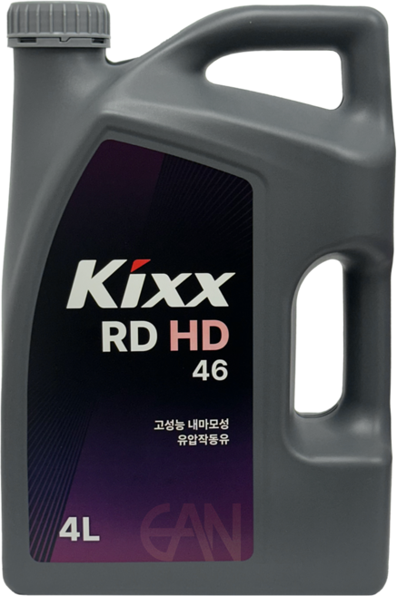 KIXX RD HD 46 란도46 내마모성 유압작동유 유압유 4L, 1개