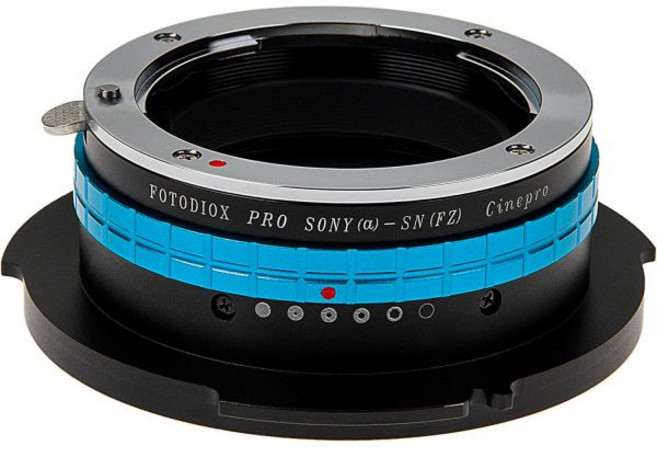 렌즈 어댑터 마운트 링 변환 포토디옥스 프로 어댑터 소니 알파 렌즈와 FZ 카메라 - PMW-F3 F5 F55 디지털 시네마 캠코더에 적합하며 A-마운트 렌즈를 위한 조리, 1개