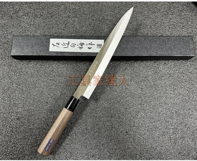 工具家達人 左近白梅 日本製 柳刃生魚片刀 (240mm/270mm) 本職用, 1個, 240mm,原產利度