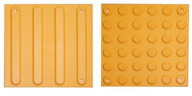 시선유도타일 ABS 점자블럭 양면테잎부착 편의시설 엘리베이터앞 점자타일, ABS 점자블럭 양면테잎부착 선형, 1개