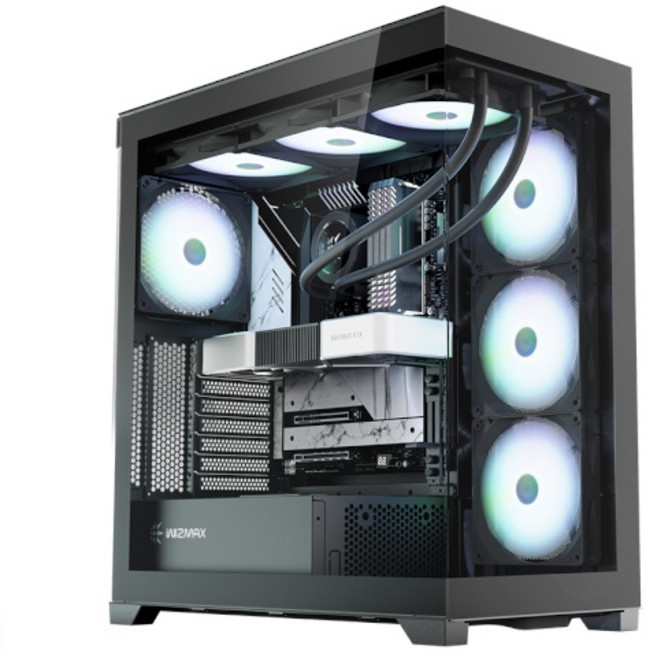 [마이크로닉스] ML-420 View BTF [빅타워] [블랙], 1개