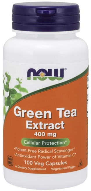 [정품보장]나우푸드 그린티 녹차 추출물 400mg Now Supplements NOW Foods 100정 X 2병, 2개