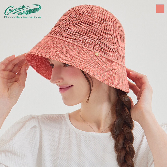 크로커다일레이디 크로커다일 뒷트임버킷햇_2C2SS002-1