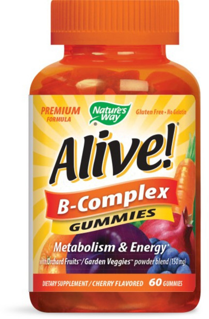 Nature's Way 然萃維 Alive維生素B群軟糖, 60顆, 1罐