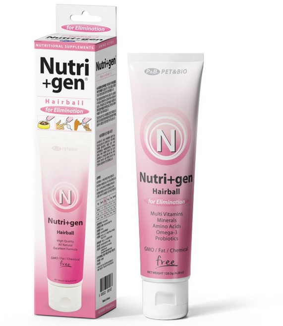 뉴트리플러스젠 고양이 영양제, 헤어볼, 120.5g, 1개