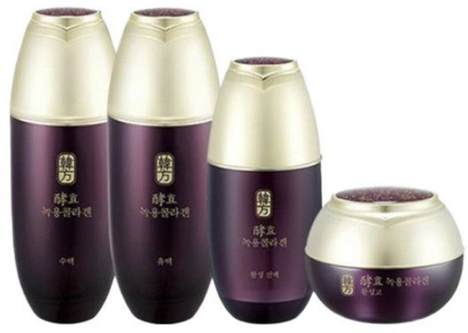 수려한 효 녹용콜라겐 기초 4종(수액+유액+활성진액+활성고), 수려한 효 녹용콜라겐 기초 4종(수액+유액+활성진액+활