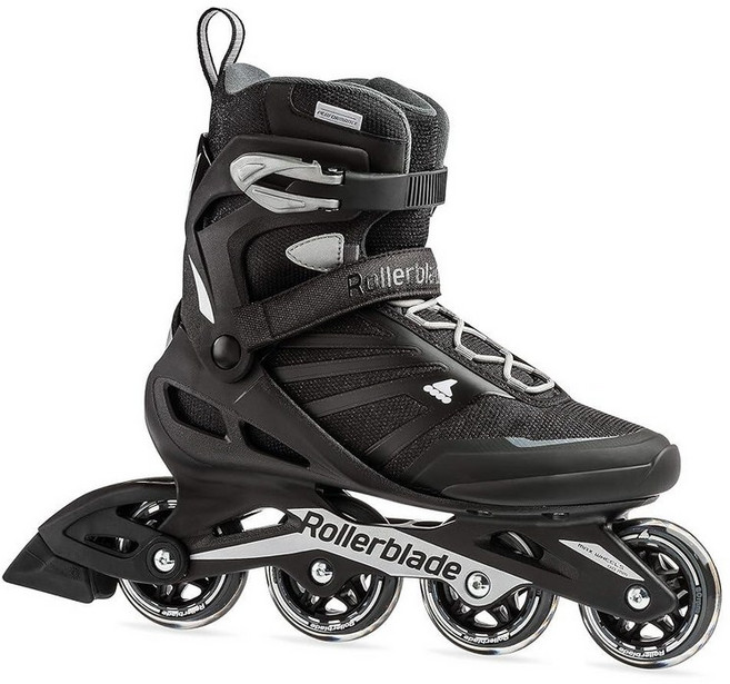 Rollerblade 제트라블레이드 남성용 인라인 스케이트 133290, 블랙/실버, 1개