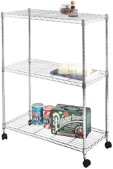 리빙코아 메탈 철제 다용도 선반 모음, 3단