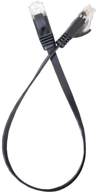 Cat6 高速網路線 13cm 短線 數據機 路由器 Wifi 分享器 扁線 RJ45 1Gbps, 1個, 單品