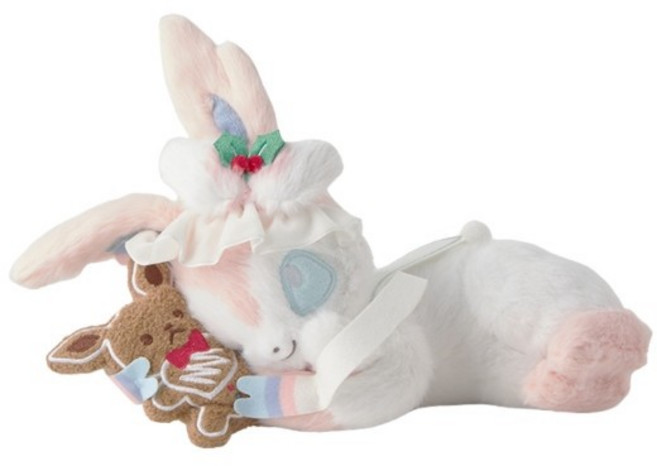 寶可夢 仙子伊布 聖誕娃娃 Holiday Blessings 限量版 聖誕節裝飾 絨毛玩偶, 1個, 仙子伊布 娃娃