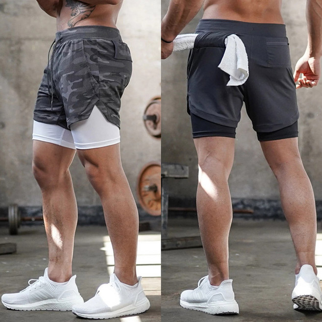 텐제로 러닝패션 남성 5부 반바지레깅스 조깅팬츠 이너포켓 수건걸이 헬스 자전거 등산 TZ25_SP25M