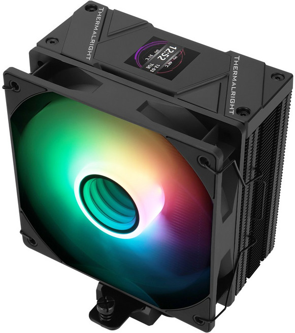 Thermalright Assassin Spirit 120 Vision ARGB 서린 CPU 쿨러 (블랙), 1개