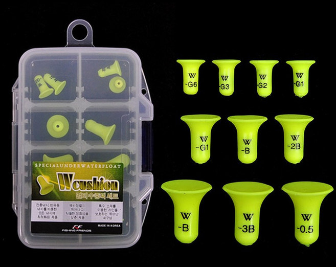 FF W수중쿠션 세트 멀티수중찌 벌크 찌낚시소품채비, 1개