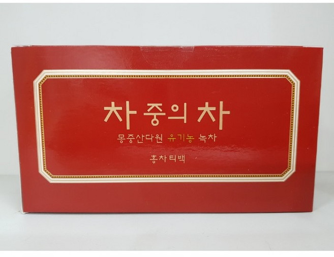 차중의차 몽중산다원 유기농녹차 홍차티백 1.2g x 25포, 25개입, 1개