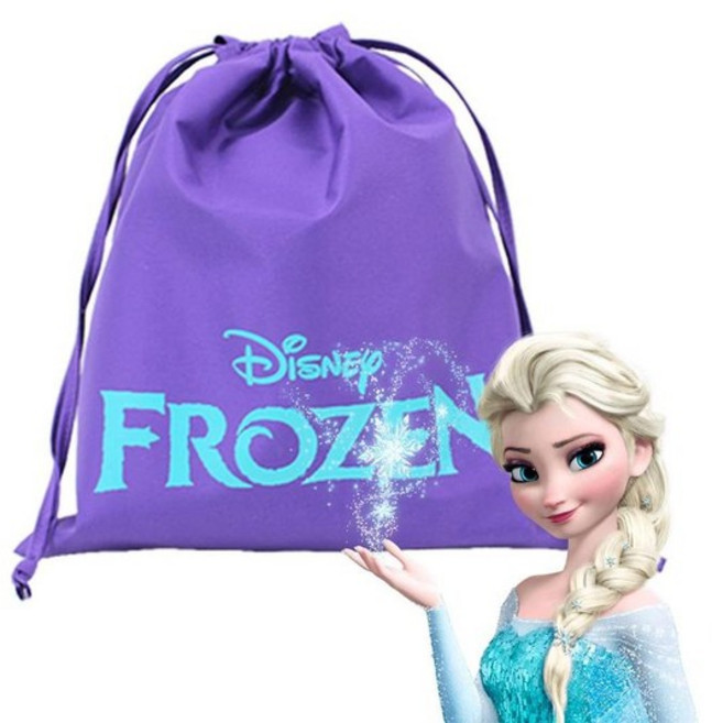 디즈니 겨울왕국 조리개 가방 소풍/학교/파우치/학교