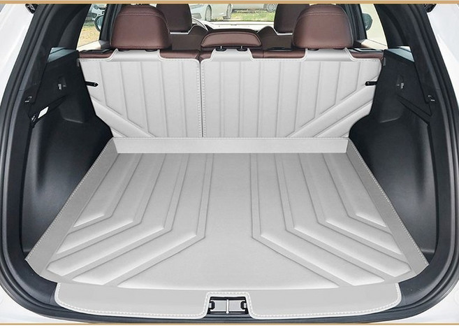 방수 MONJARO 액세서리 바닥 매트 카펫 라이너 패드 GRAND 인테리어 카고 트렁크 보호 LY 먼지 KOLEOS 방지, Half Gray, Right No Speaker, 1개