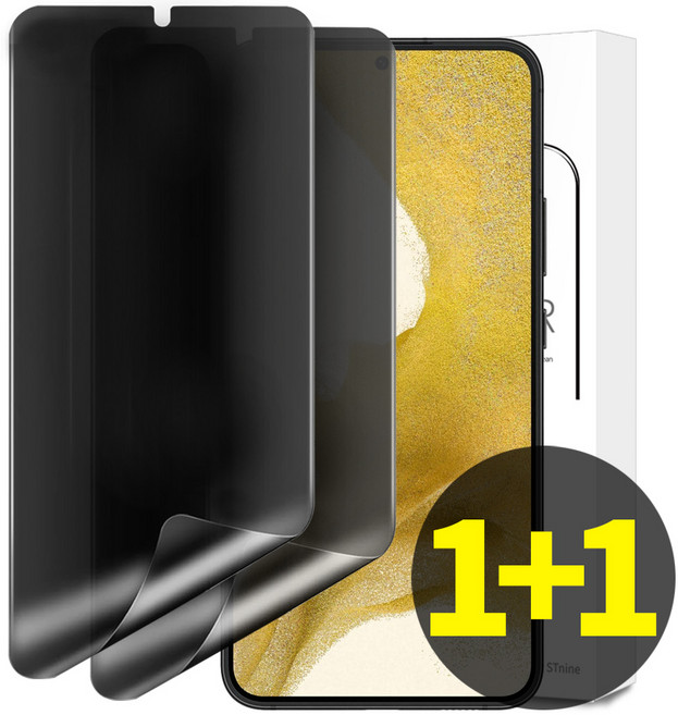 리빙그레이 1+1 갤럭시 S22 플러스 울트라 사생활보호 저반사 AG 지문 방지 매트 액정 보호 필름, 2개