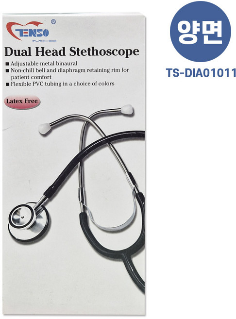 텐소 양면 청진기 TS DIA-01011 기계식청진기, 상세 설명 참조, 1개