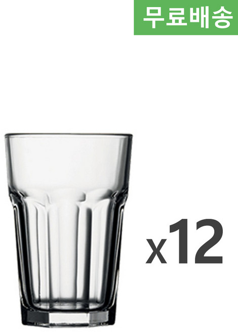 12p BOX 파사바체 카사블랑카 주스 355ml 52708 팔각 컬린스글라스, 1박스