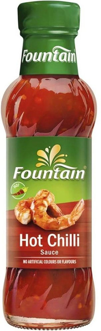 호주 파운틴 Fountain Hot Chilli Sauce Spicy Sauce 핫 칠리소스 매운 소스, 250ml, 3개