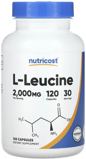 Nutricost L-류신 2000mg 캡슐 120정(캡슐 1정당 500mg), 120정, 1개 - 쿠팡