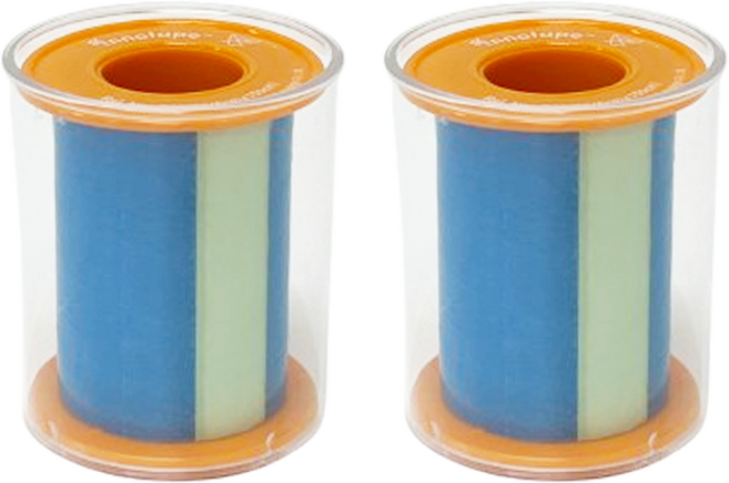 이노테이프 피부 저자극 반투명 의료용 실리콘 테이프 방수, 1세트, 2개입