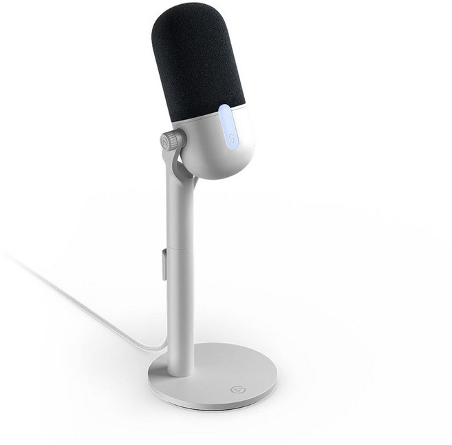 Elgato Wave Neo – USB 콘덴서 마이크 탭하여 음소거 게임 스트리밍 회의 팀/줌/OBS/트위치/유튜브 등의 음성 녹음 플러그 앤 플레이 노트북 PC, Elgato Wave Neo – USB 콘덴서 마이크,, 1개