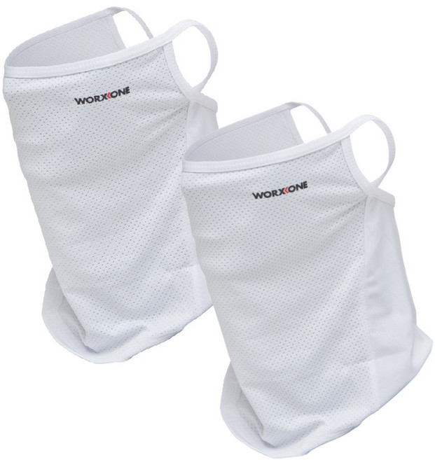 웍스원 페이스스카프 WA-M003 자외선차단 아이스 기능성 마스크 여름 골프 등산 낚시 2개입