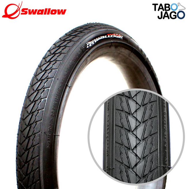 타보자고 24인치 자전거 타이어 24x1.75 (47-507) MTB자전거 도로용타이어 HS516