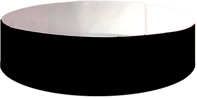 IDBAND 입장팔찌 손목띠 종이팔찌 타이벡재질(10장 단위로 주문), 1장, 블랙