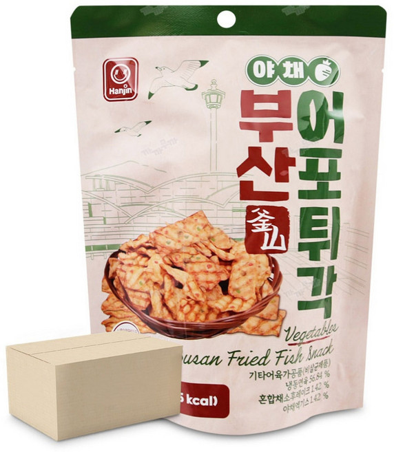 한진 부산 어포튀각 야채