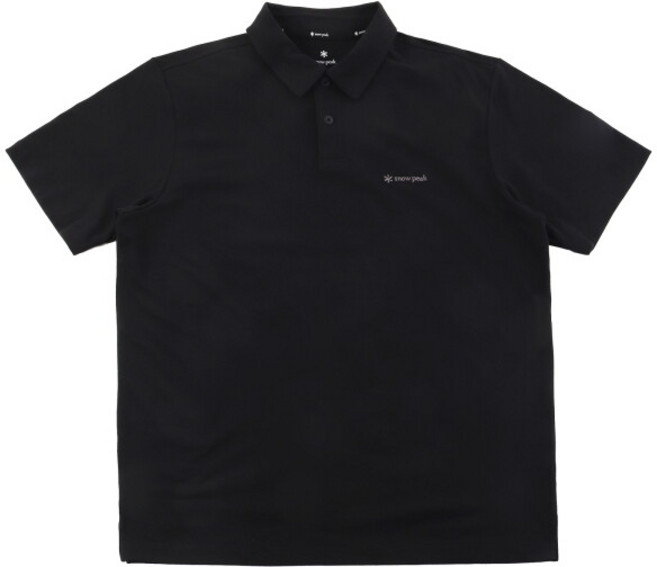 [스노우피크] 남성 소로나 반팔 폴로 티셔츠 S25MMFPS04 BK
