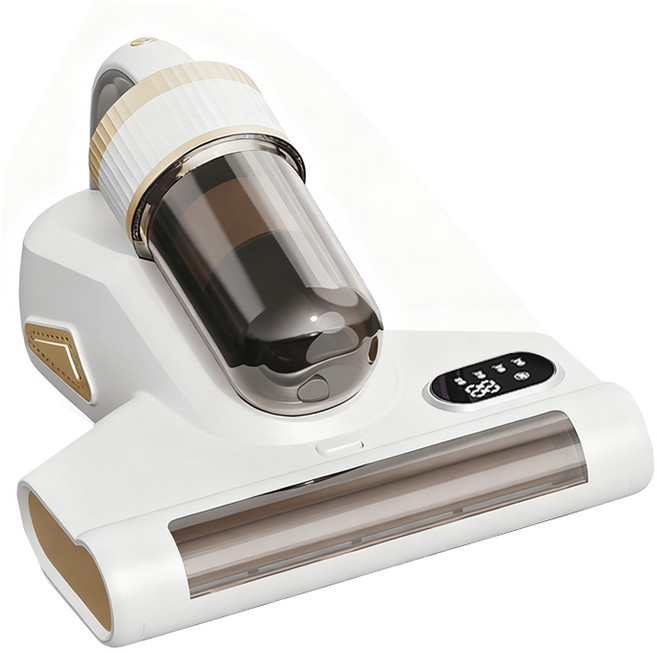 [KC인증] YONO 무선 UV살균 침구 진드기 청소기 이불 집먼지 청소 강흡력 무선 살균기, 화이트, YD-866