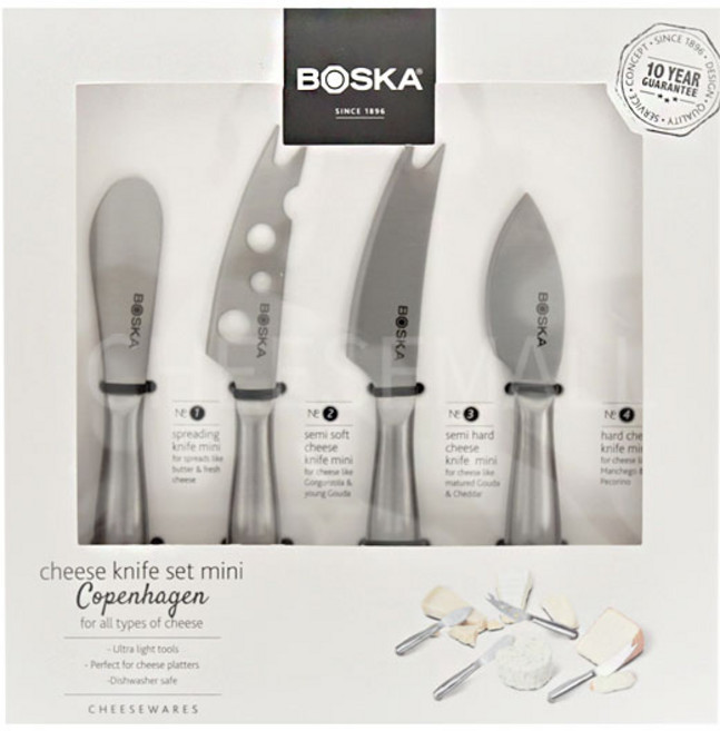 보스카 치즈 미니 나이프 세트 - 스텐