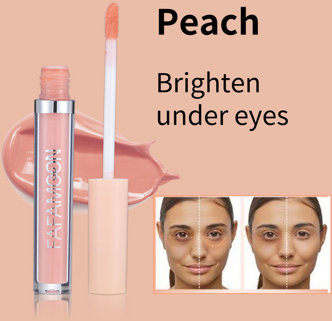 보습 컨실러 지속되는 풀 커버 서클 메이크업 퍼플 교정기 그린 매트 방수 컨실러 리퀴드 다크 블루 여드름, FA02404, 1개