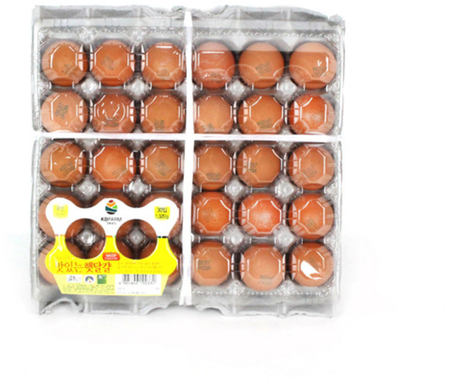 KB farm 친환경 무항생제 계란 초란30구, 1개, 30구